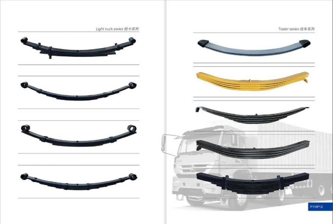 High Quality Truck Trailer Air Bag Suspension Parts Z Type Guide Arm Parabolic Leaf Spring